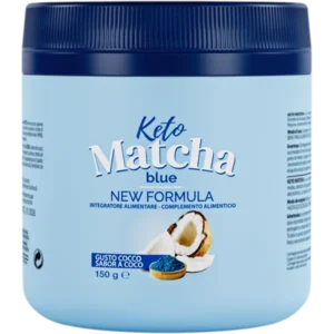 Keto Matcha Blue Polvere dimagrante (polvere in vaso da 150 g)