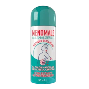 MENOMALE RollOn Roll-on contro il dolore muscolare (applicatore a sfera 50 ml)