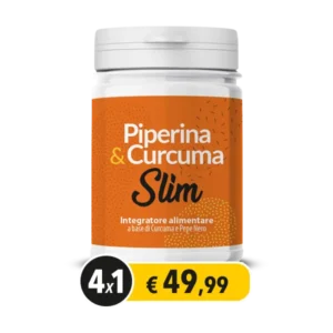 Piperina e Curcuma Slim Compresse dimagranti (60 compresse)