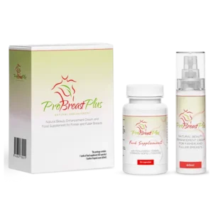 ProBreast Plus Capsule e crema per l’aumento del seno femminile (60 capsule e crema 60 ml)