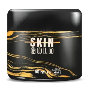 Skin Gold Maschera peel-off per il viso contro punti neri, macchie, acne e brufoli (maschera peel-off viso in vaso da 50 ml)