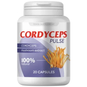 Cordyceps pulse integratore alimentare per la salute delle articolazioni, del sistema cardiovascolare, per la potenza, in caso di diabete e prostatite (20 capsule)