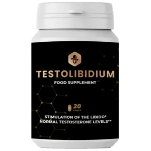 Testolibidium Capsule per aumentare il livello di testosterone e la potenza (20 capsule)