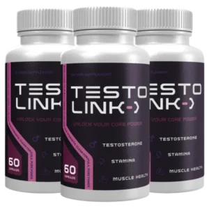 TestoLink capsule per aumentare il livello di testosterone, la resistenza e la salute muscolare (60 capsule)